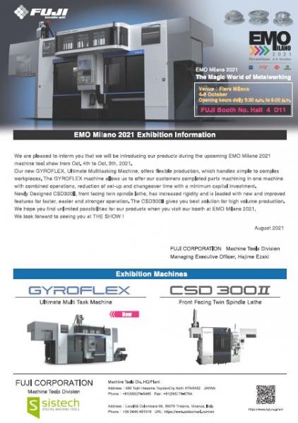 EMO 2021 Invitation letter